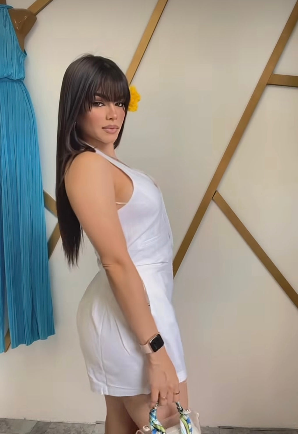 White Vest Romper