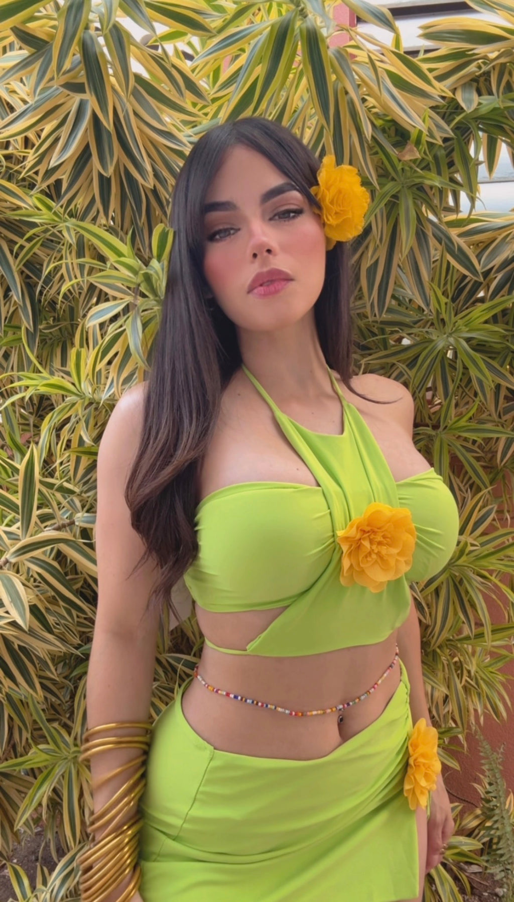 Floral swimsuit 3 pieces