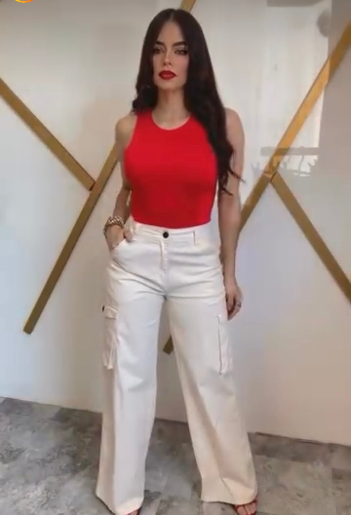 Red Basic Bodysuit