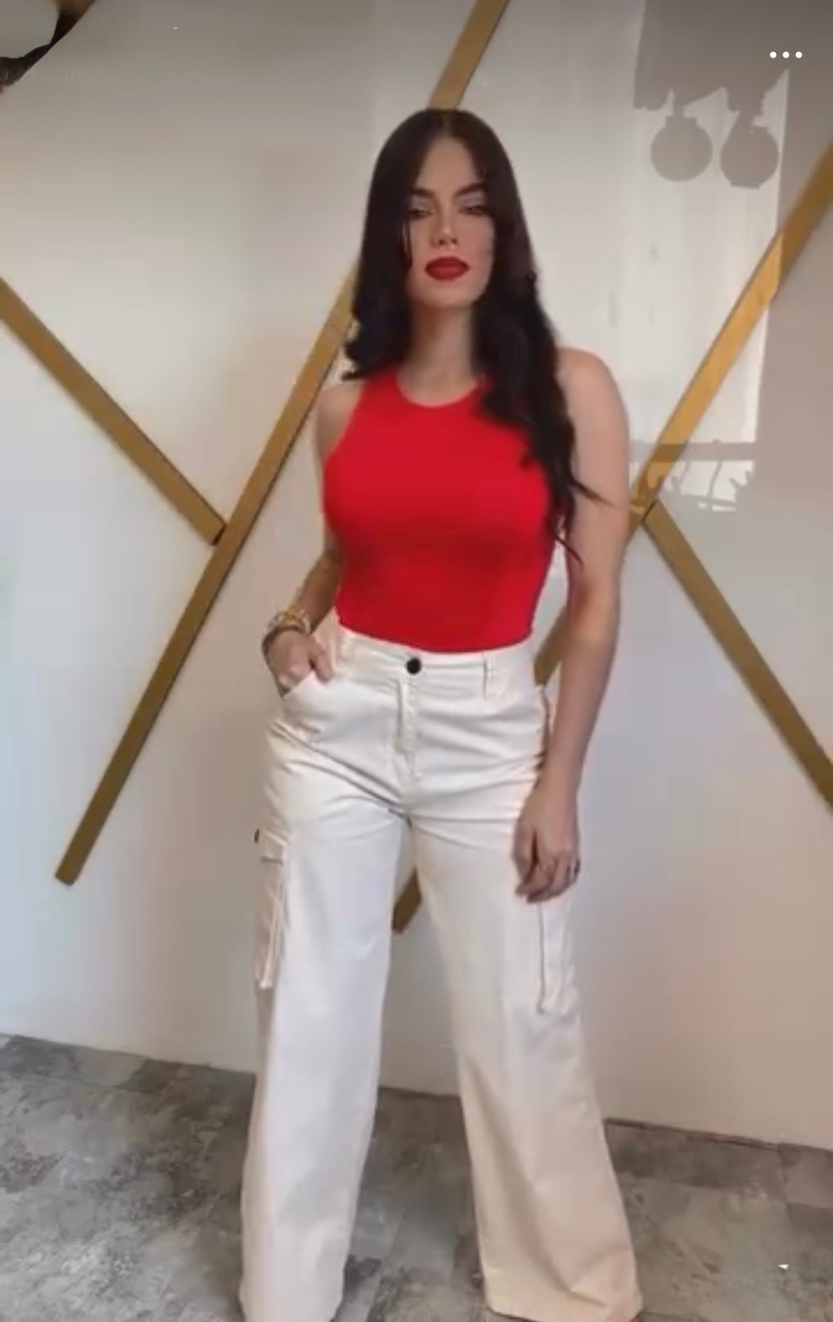 Red Basic Bodysuit
