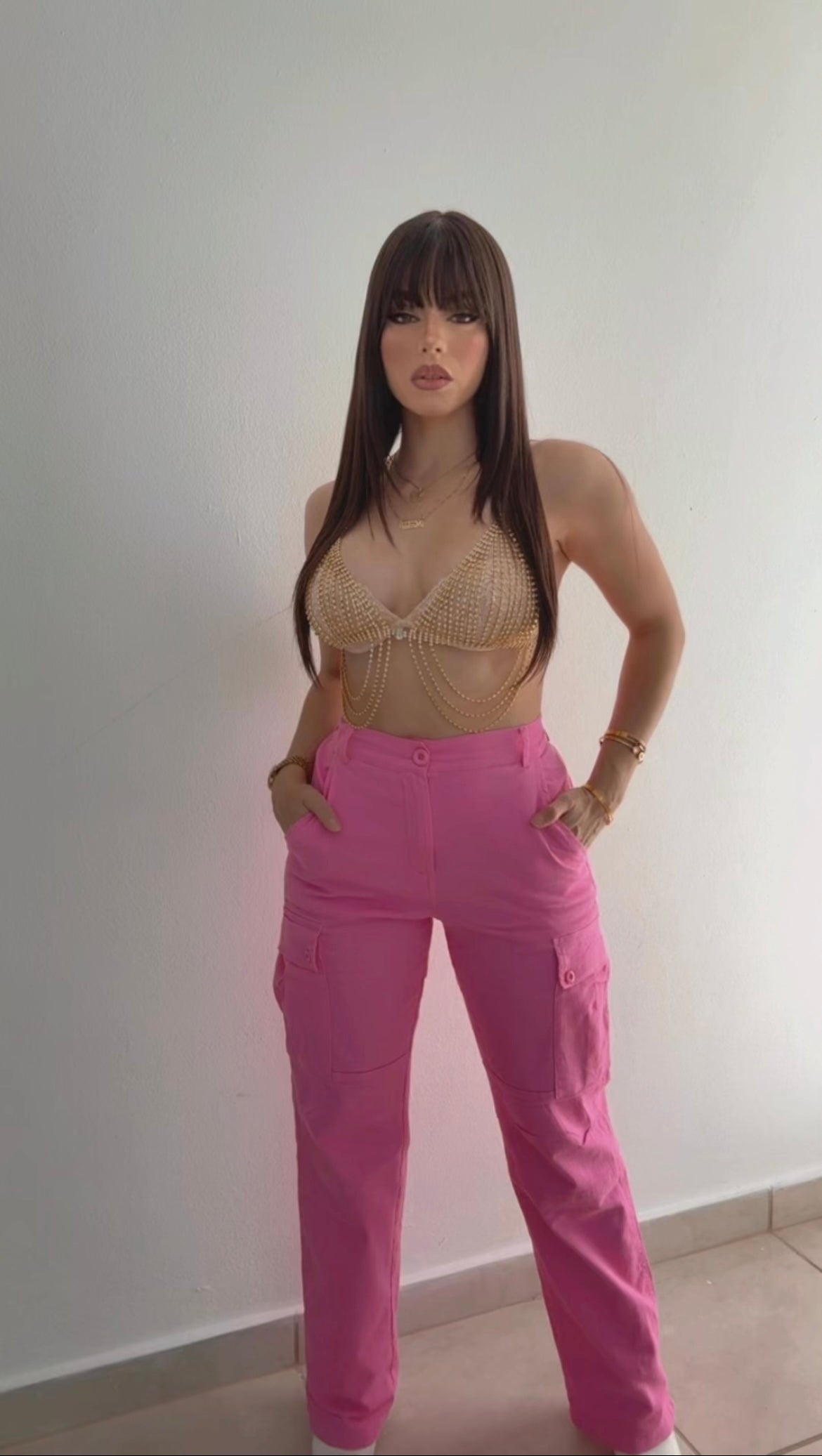 Cargo Barbie Pink Bottoms