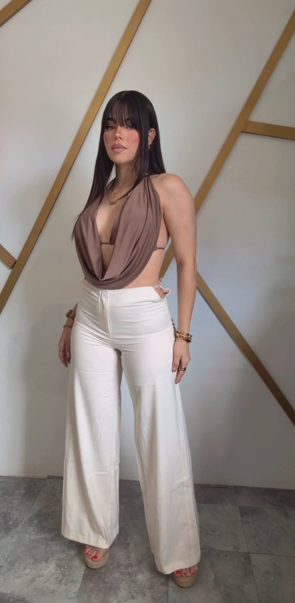 Cut out Trouser Pants