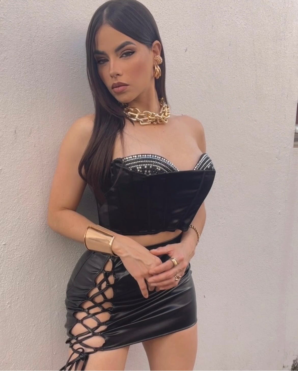 Party Leather Skirt