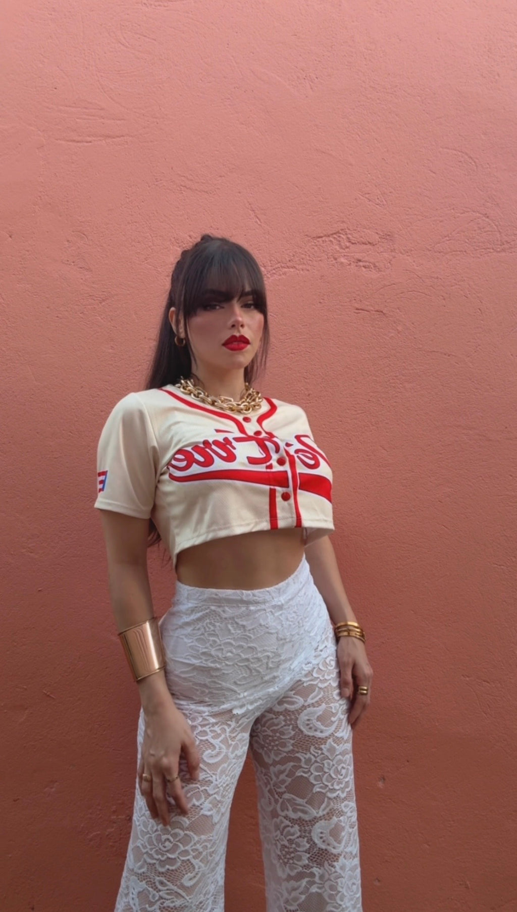 Lace Pant White