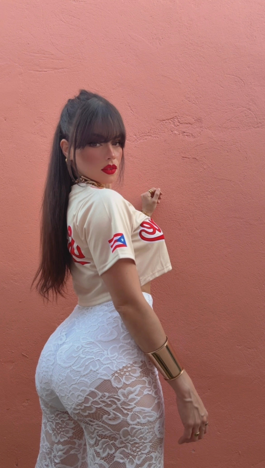 Lace Pant White