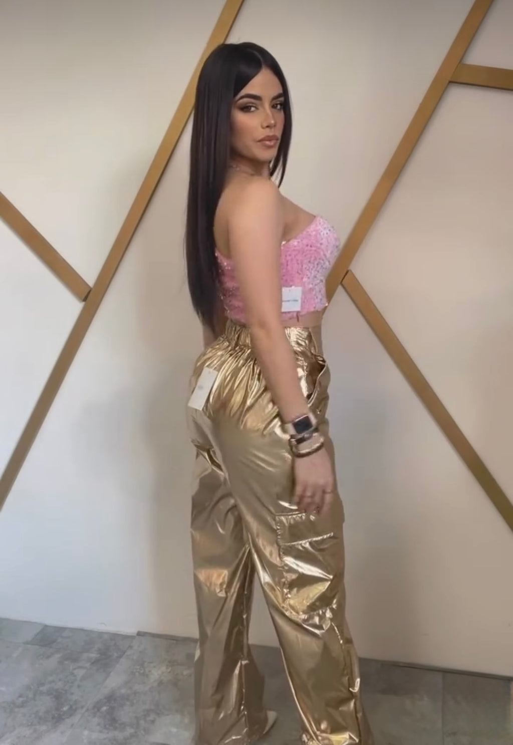 Metallic Cargo Gold