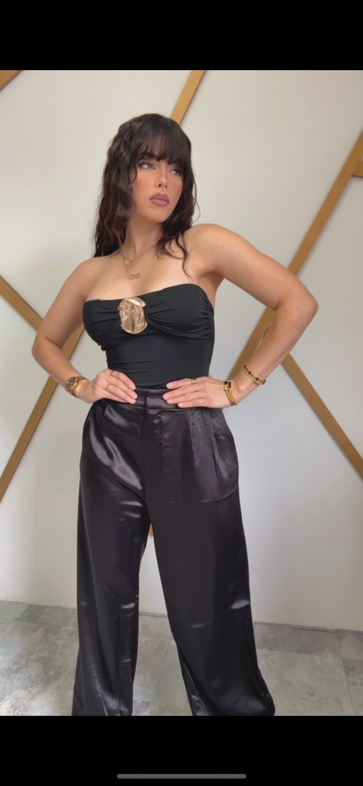 Elegant Bodysuit Black