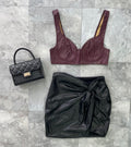 Open Slit Skirt