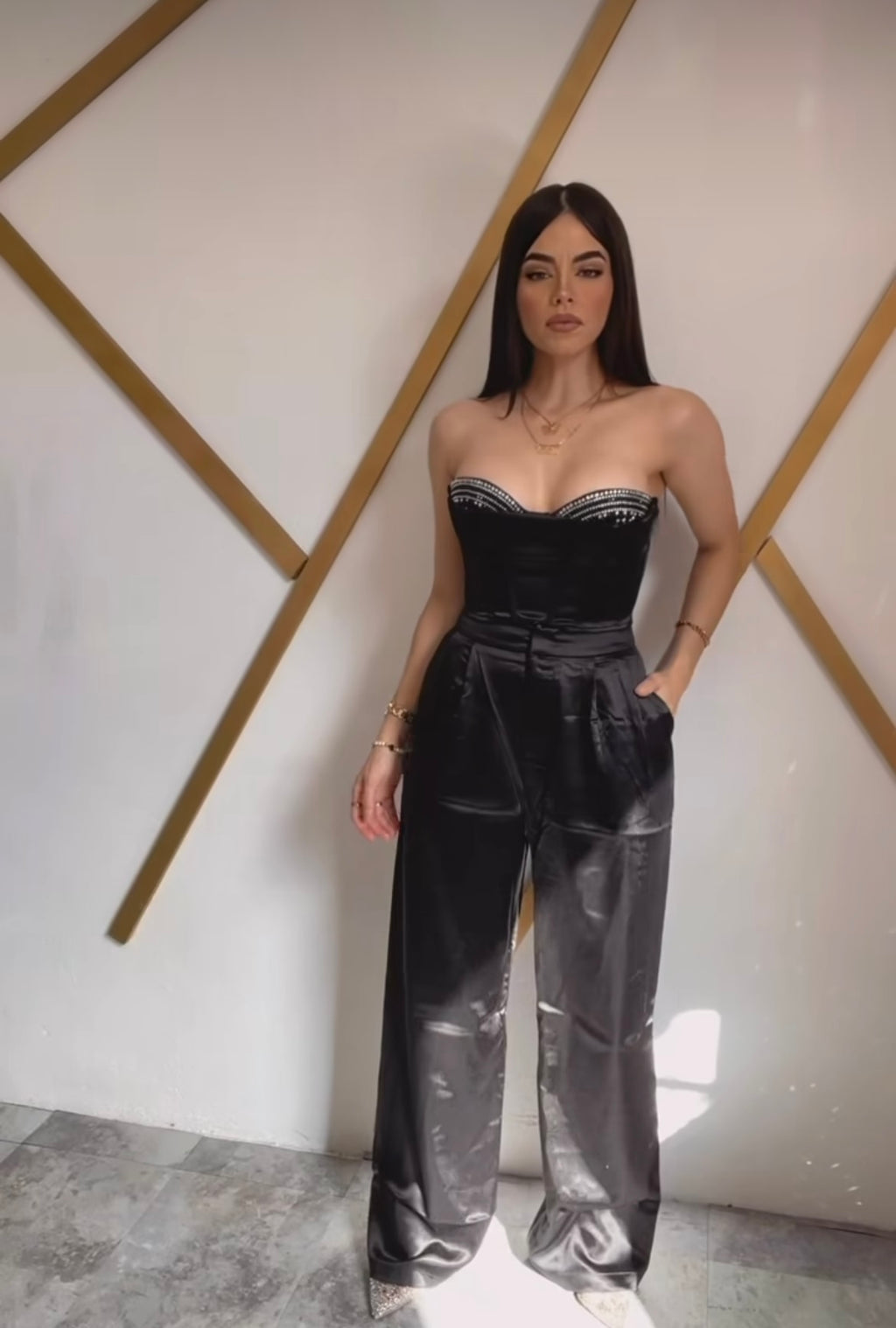 Satin Trousers