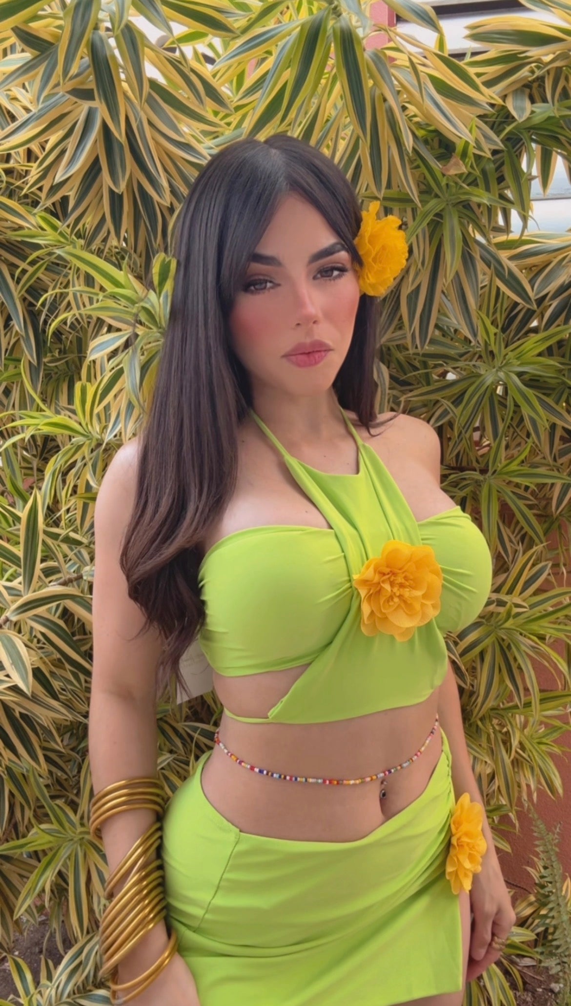 Floral swimsuit 3 pieces