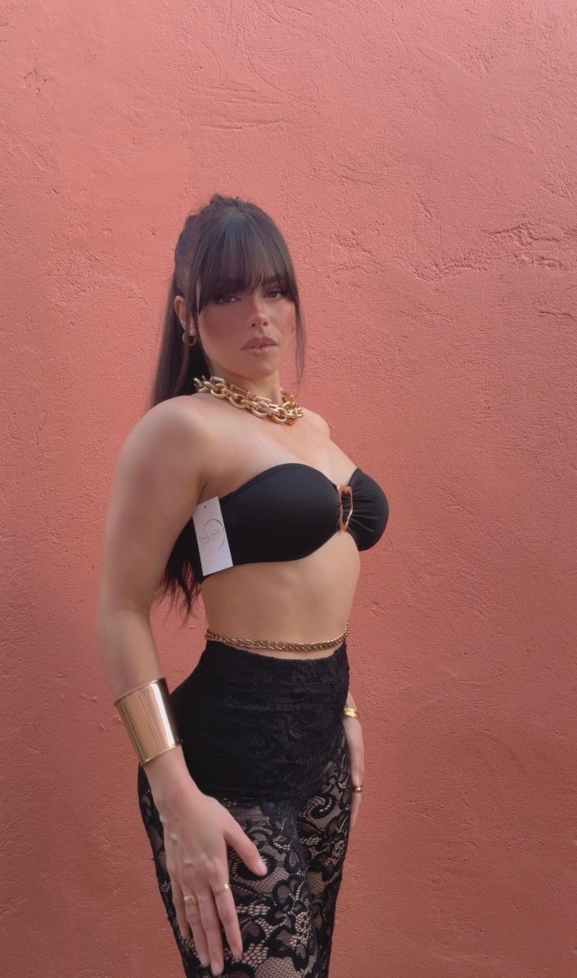 Lace Pant Black