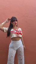 Lace Pant White