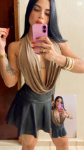 Mocha Glam Top