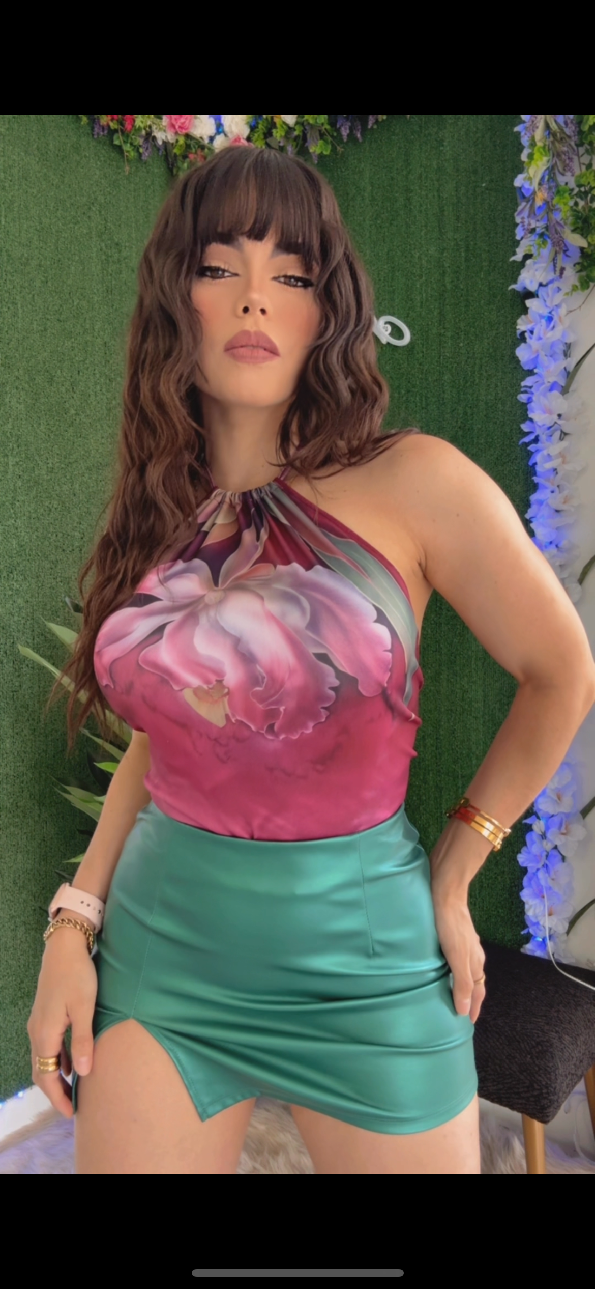 Floral Halter top
