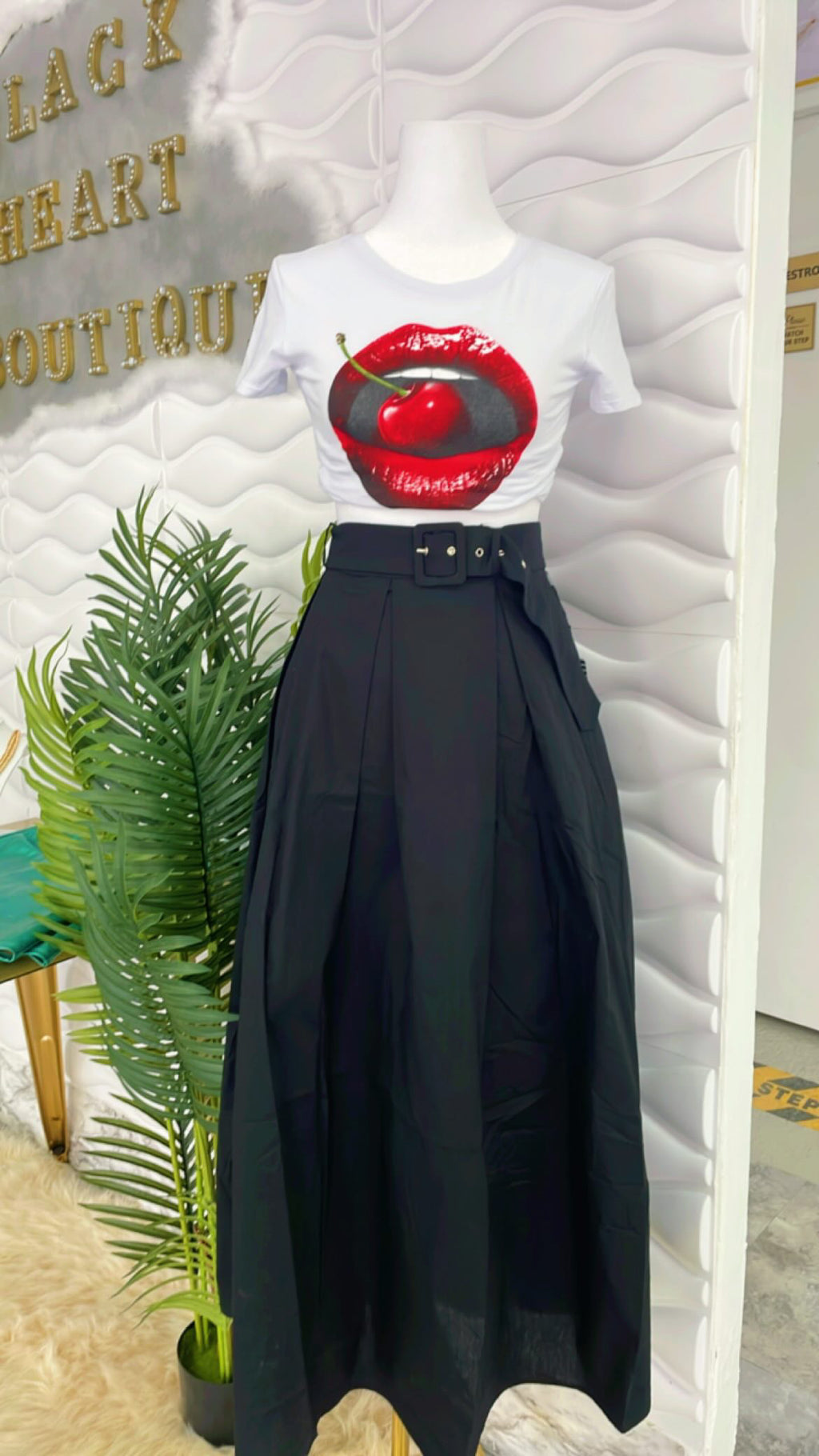 Midi Belt Skirt
