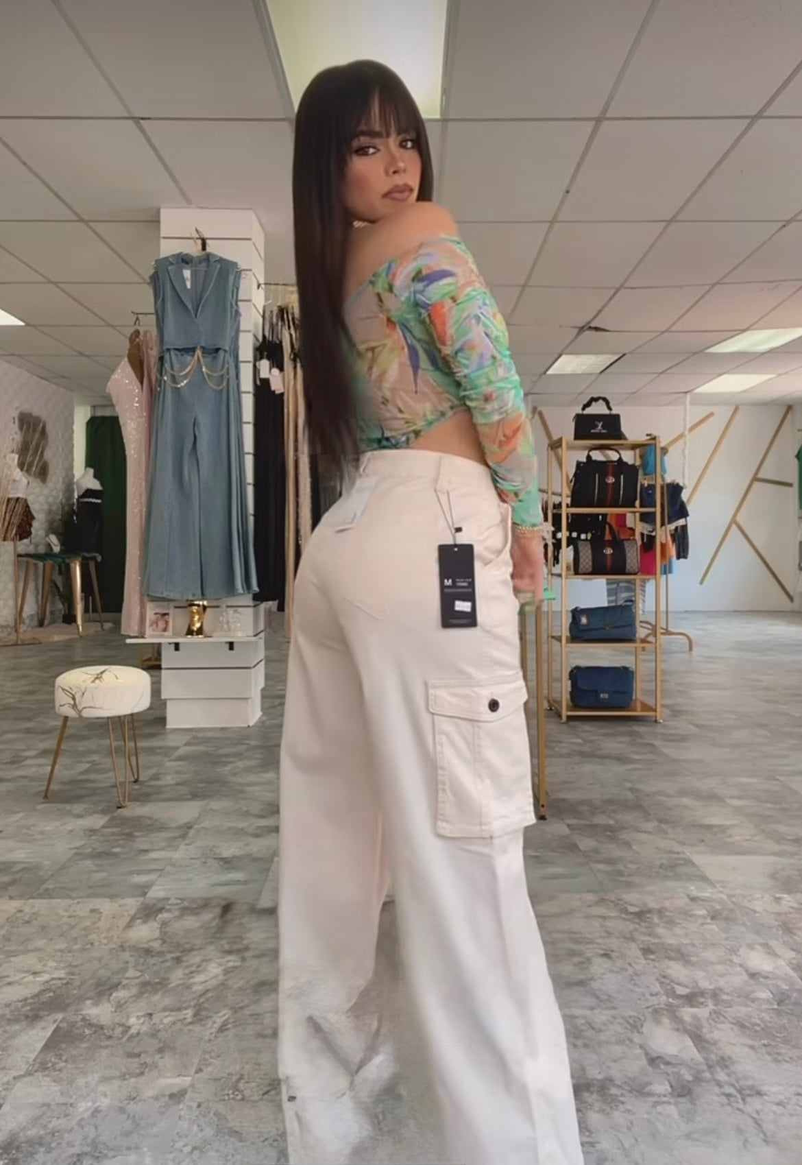 Cargo Beige Jean