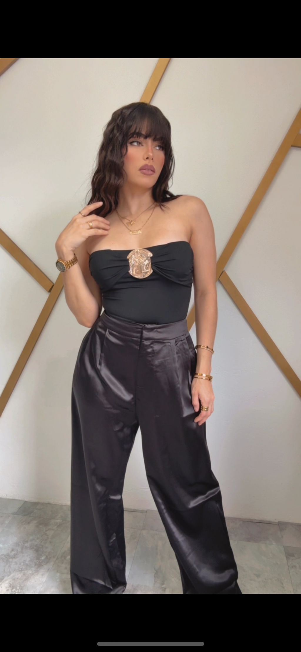 Elegant Bodysuit Black