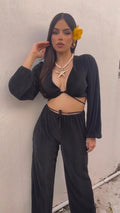 Plisado Black Set