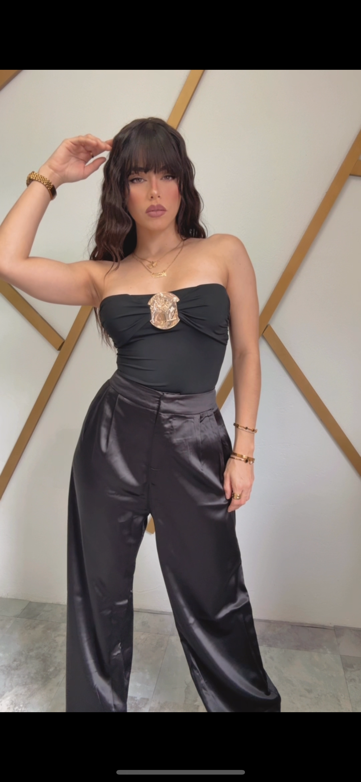 Elegant Bodysuit Black