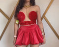Sequins Bustier Crop Top