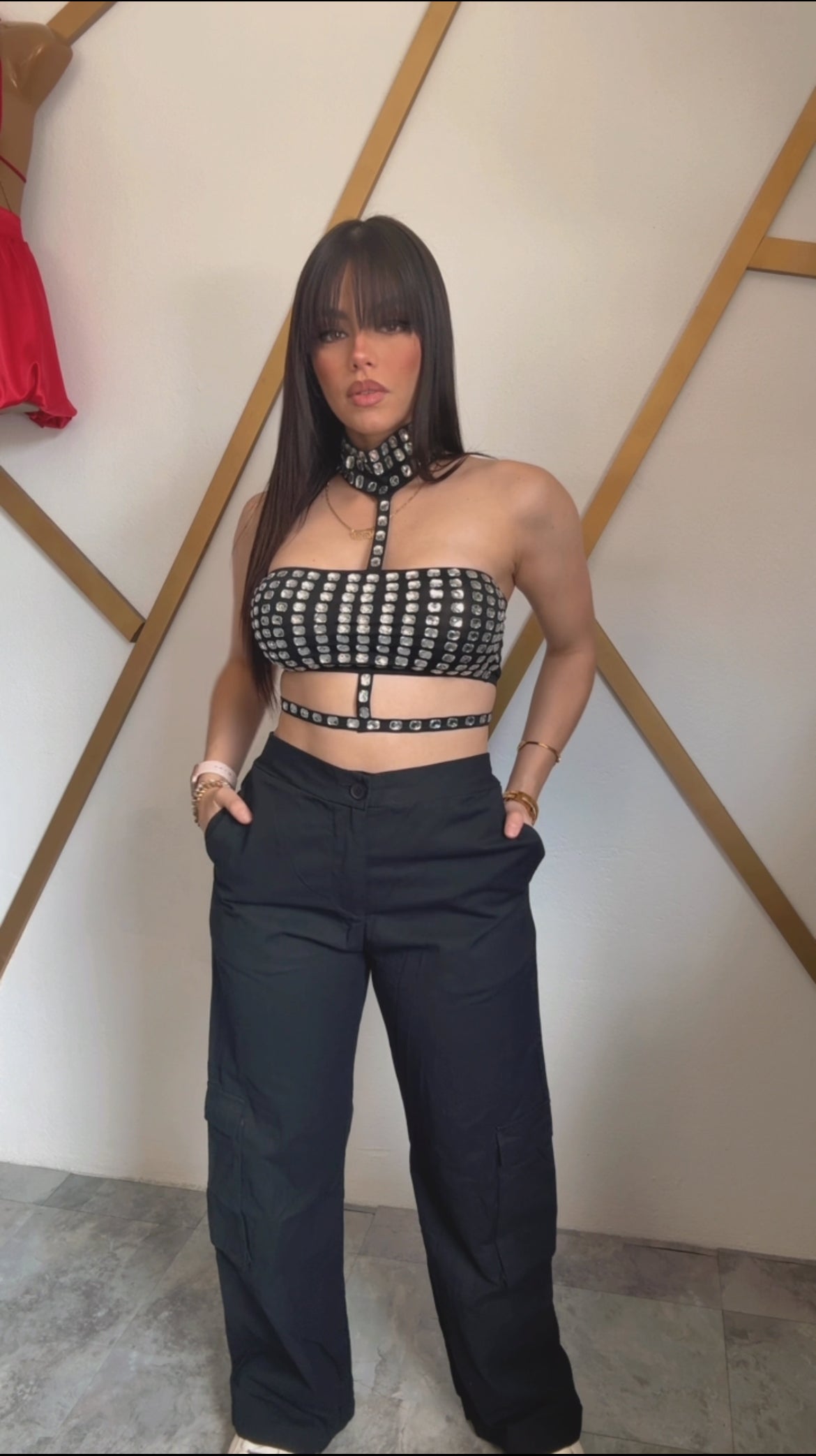 Glam Party Crop Top