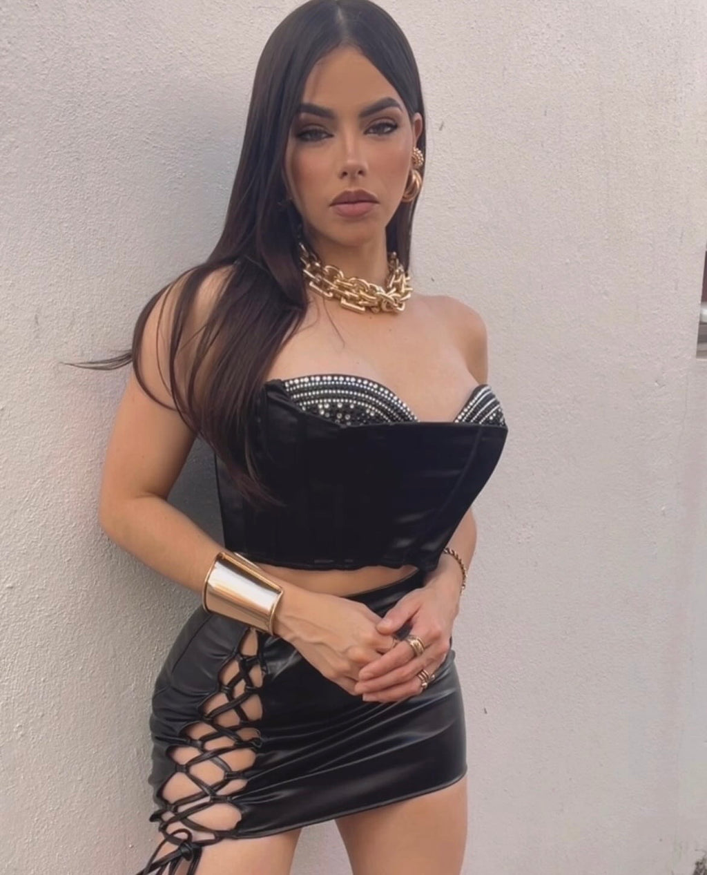 Party Leather Skirt