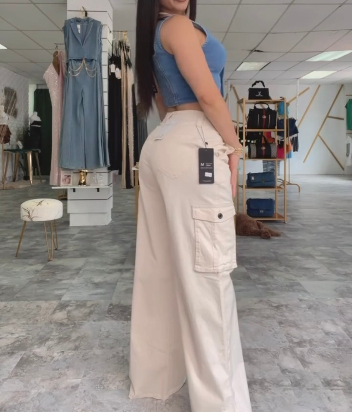 Cargo Beige Jean