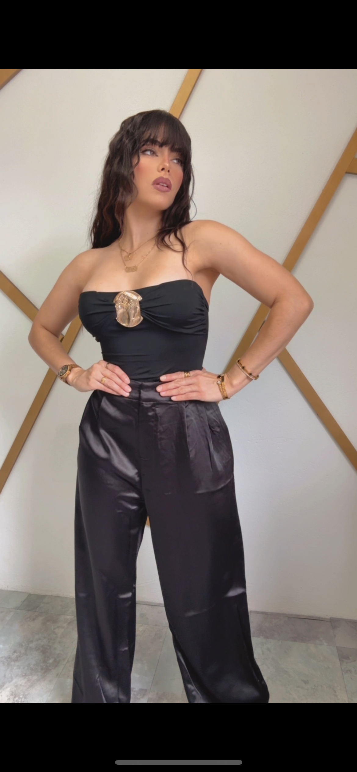 Elegant Bodysuit Black