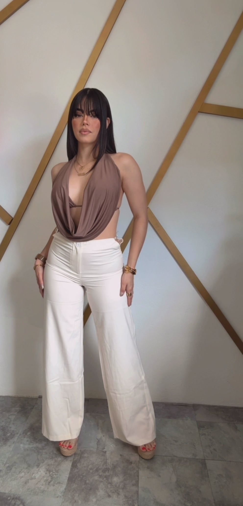 Cut out Trouser Pants