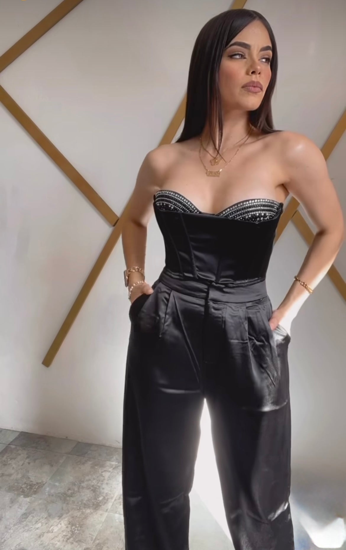 Satin Trousers