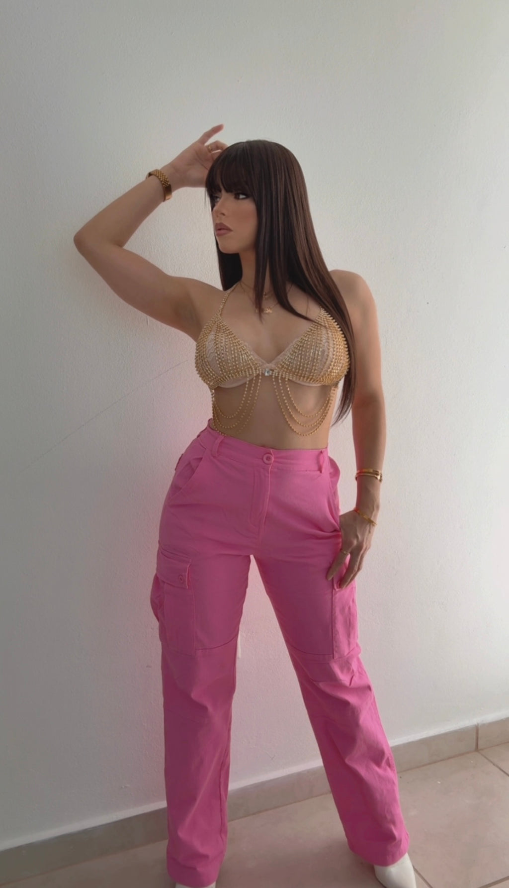 Cargo Barbie Pink Bottoms