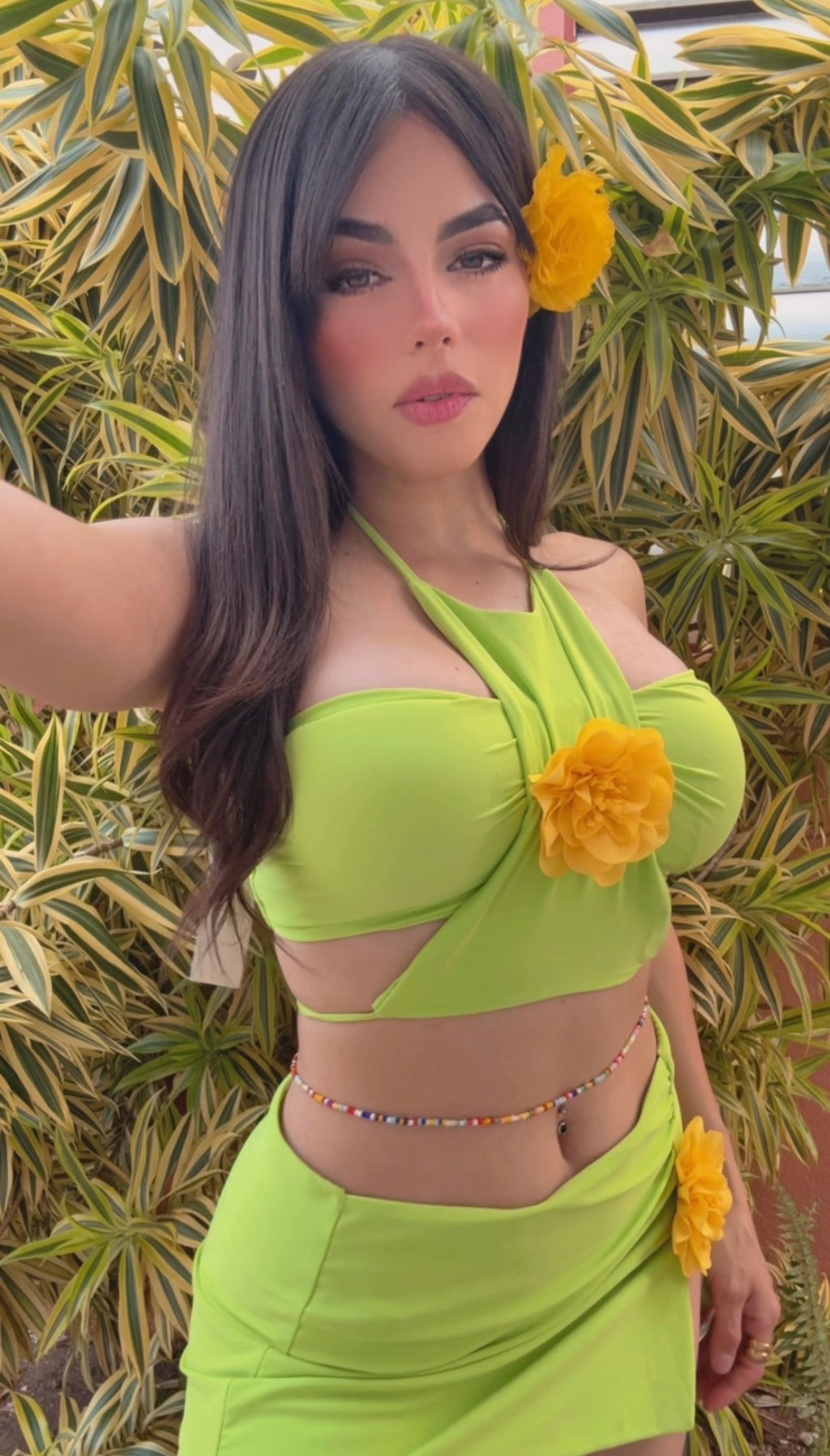 Floral swimsuit 3 pieces