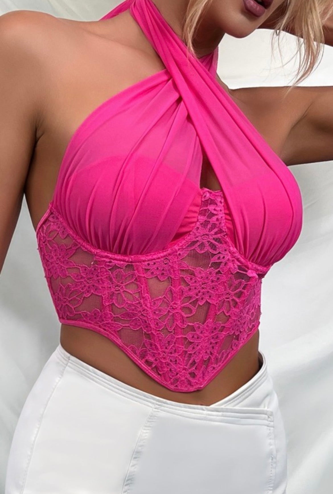 Corset Fuchsia Top
