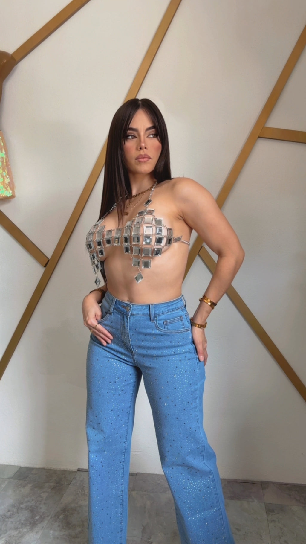 Crystals Crop Top