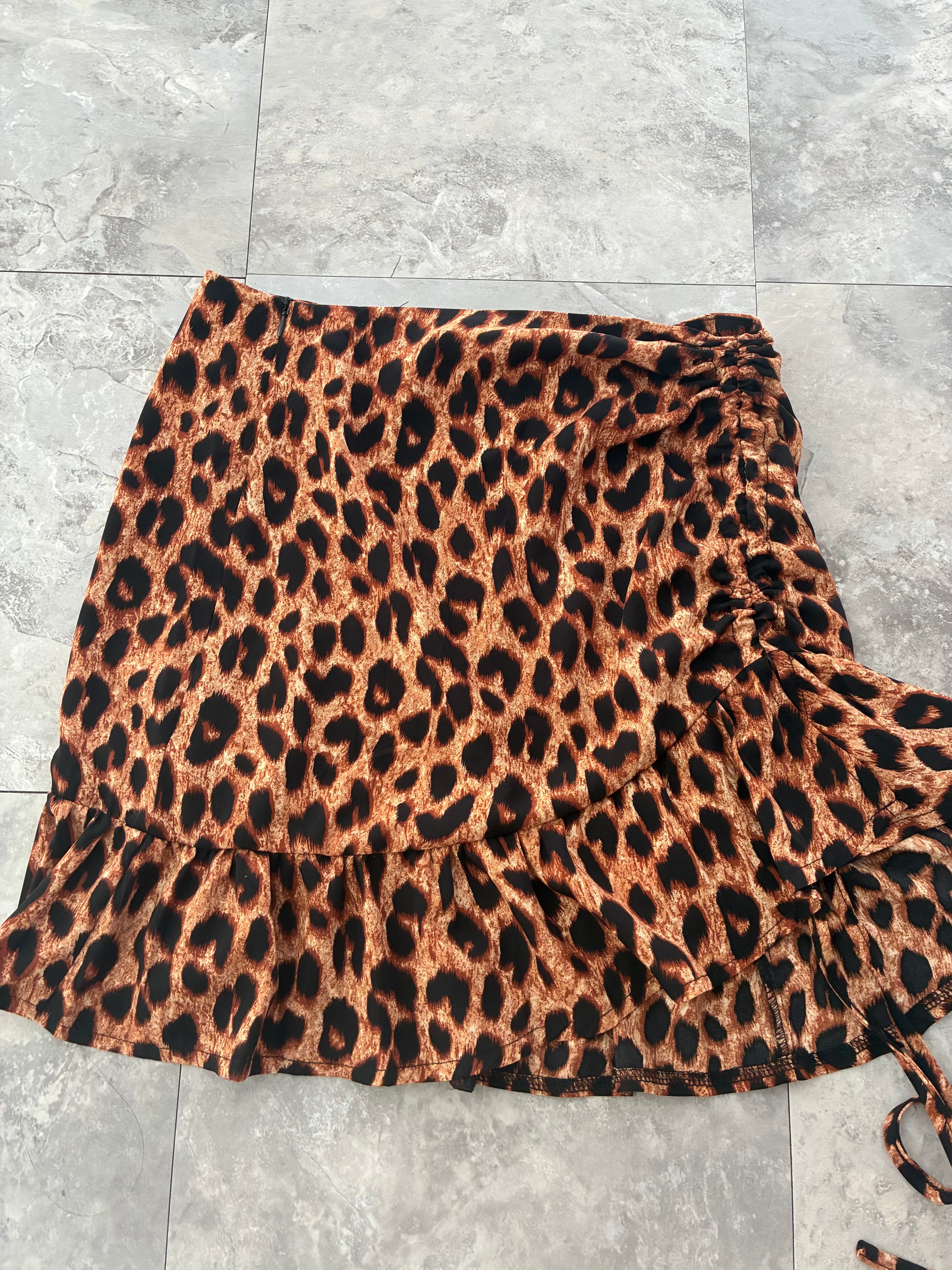 Animal Print Skirt