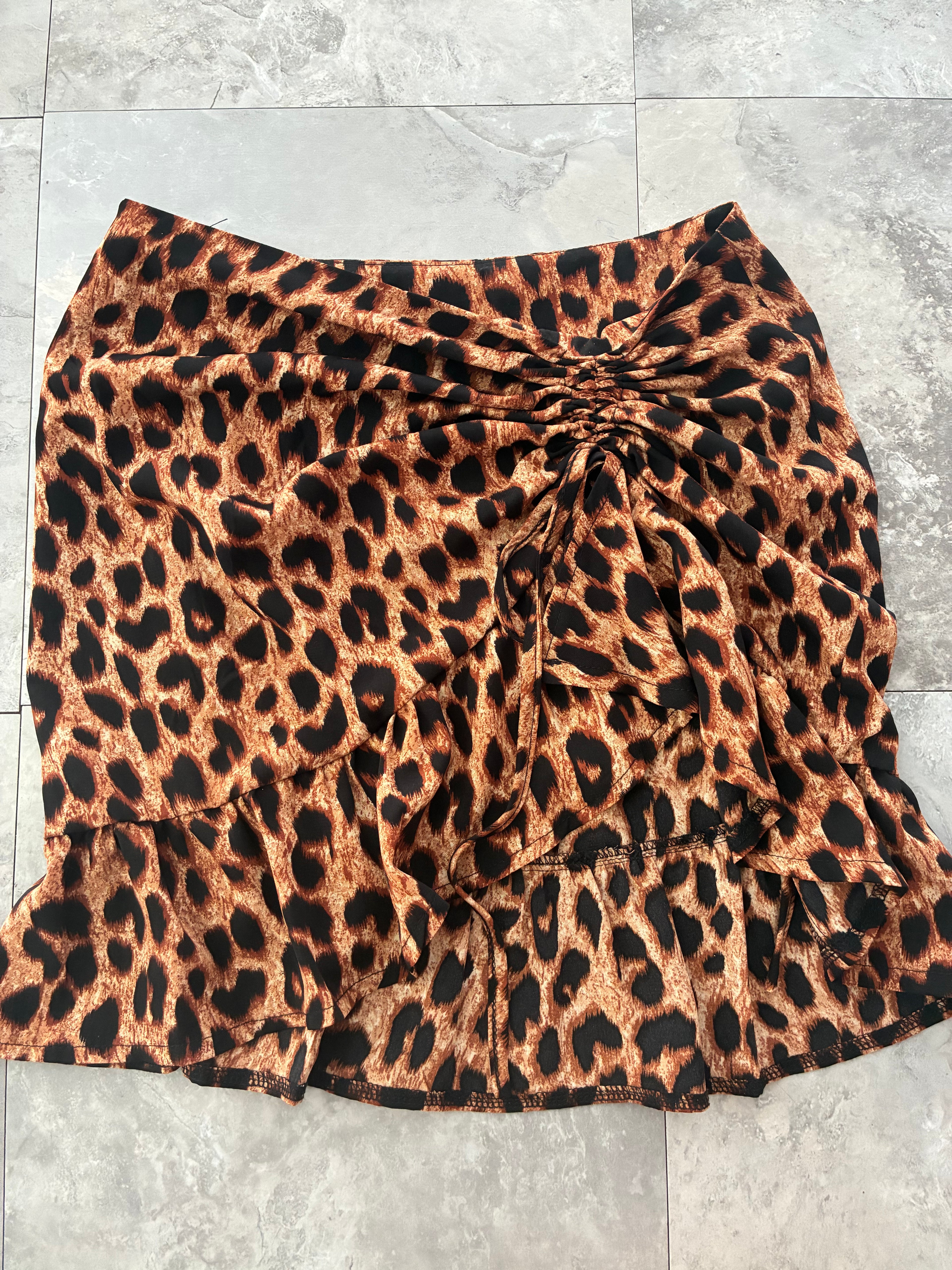 Animal Print Skirt